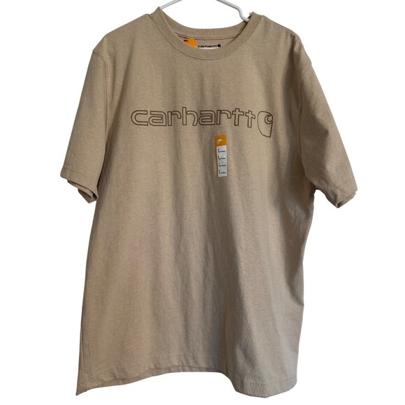 Carhartt Loose Fit Heavyweight Size Large Short Sleeve Logo Graphic NWT $25 - Picture 6 of 8